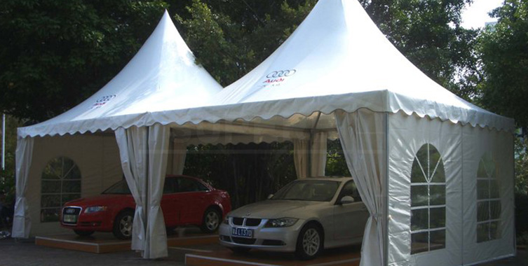 Pagoda tent for Car Show