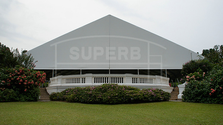 Singapore Istana 40x40m Curve Tent