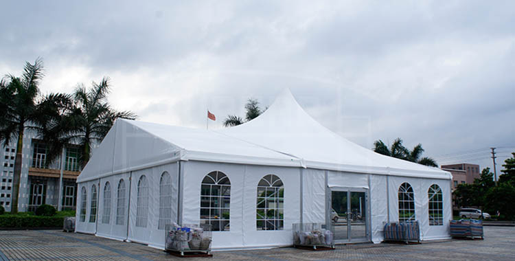 High peak wedding tent with decoration lining [MS series]